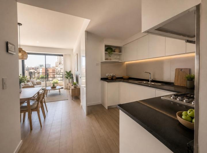 Departamento · 87m² · 3 Ambientes · 1 Cochera