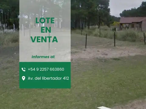 Terreno en Venta en Nueva Atlantis, Partido de La Costa
