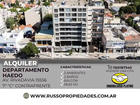 Departamento en Alquiler en Haedo, Partido de Morón
