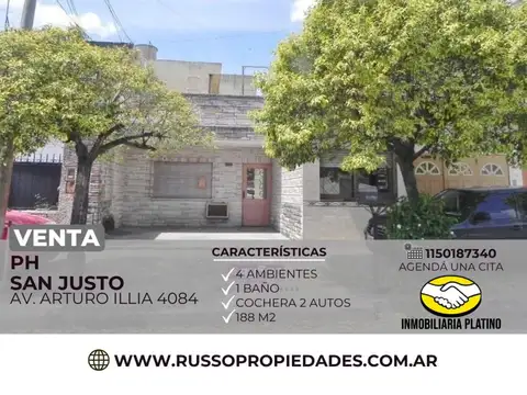 Casa en Venta en San Justo, Partido de La Matanza