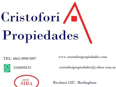 Casa en Venta en Hurlingham, Partido de Hurlingham