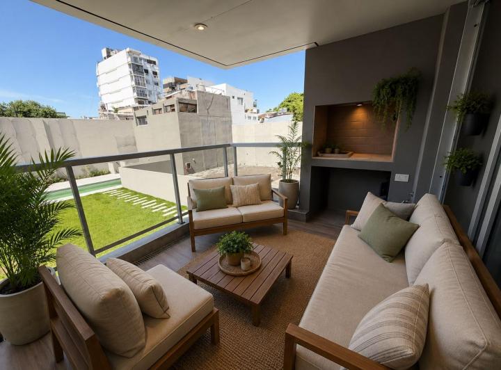 Departamento · 60m² · 3 Ambientes · 1 Cochera