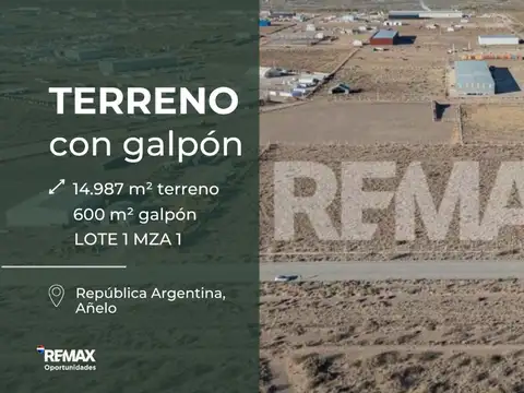 Galpón en Venta en Añelo, Neuquén