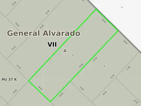 Terreno en Venta en Miramar, Partido de General Alvarado