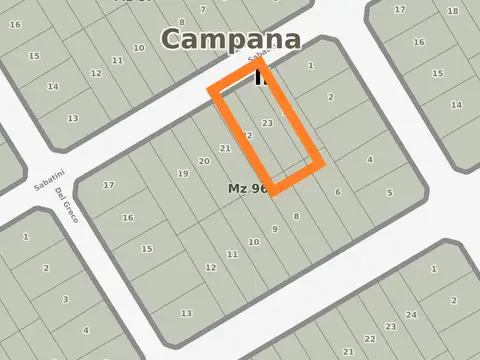 Terreno en Venta en Campana, Partido de Campana
