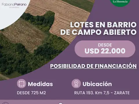 Terreno en Venta en Escalada, Partido de Zárate