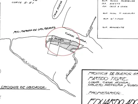 Terreno en Venta en Delta del Tigre, Partido de Tigre