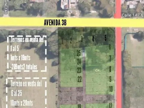 Terreno en Venta en La Plata, Partido de La Plata
