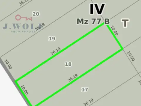 Terreno en Venta en Tortuguitas, Partido de Malvinas Argentinas