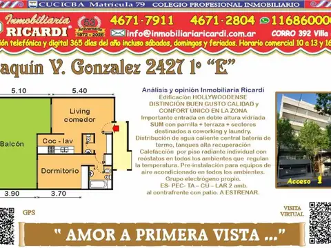 Departamento en Alquiler en Villa del Parque, CABA