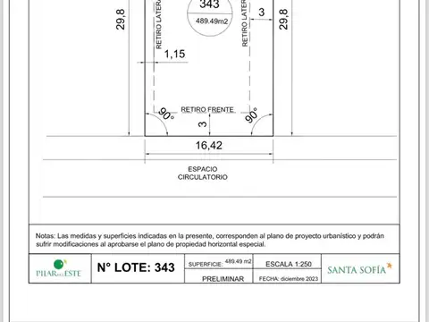 Terreno en Venta en Pilar Del Este - Santa Sofia, Countries y Barrios Cerrados en Pilar