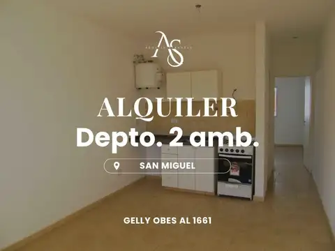 Departamento en Alquiler en San Miguel, Partido de San Miguel