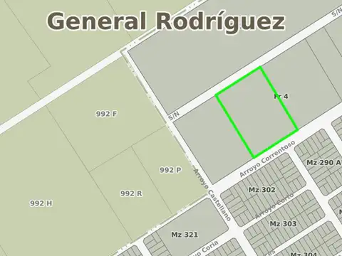 Terreno en Venta en General Rodriguez, Partido de General Rodríguez