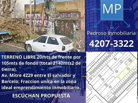 Terreno en Venta en Villa Dominico, Partido de Avellaneda
