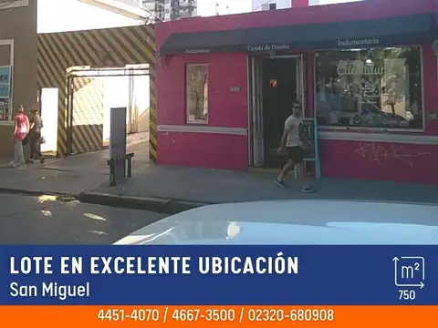 Terreno en Venta en San Miguel, Partido de San Miguel