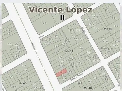 Terreno en Venta en Vicente López Vías / Maipú, Vicente López