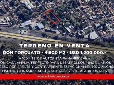 Terreno en Venta en Don Torcuato, Partido de Tigre
