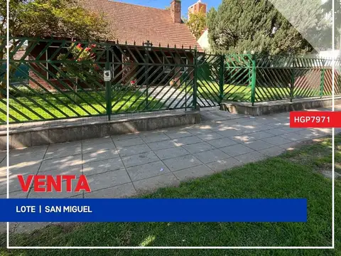 Terreno en Venta en San Miguel, Partido de San Miguel