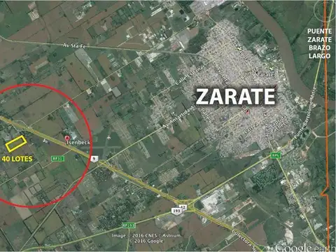 Terreno en Venta en Zarate, Partido de Zárate
