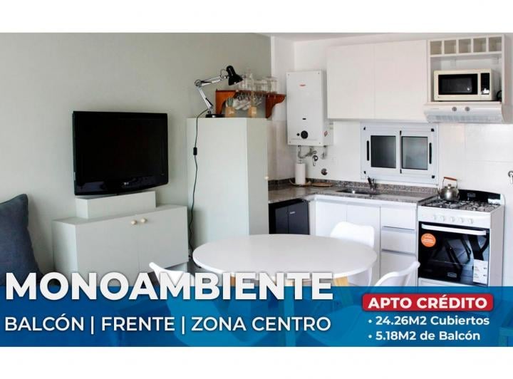 Departamento · 24m² · 1 Ambiente