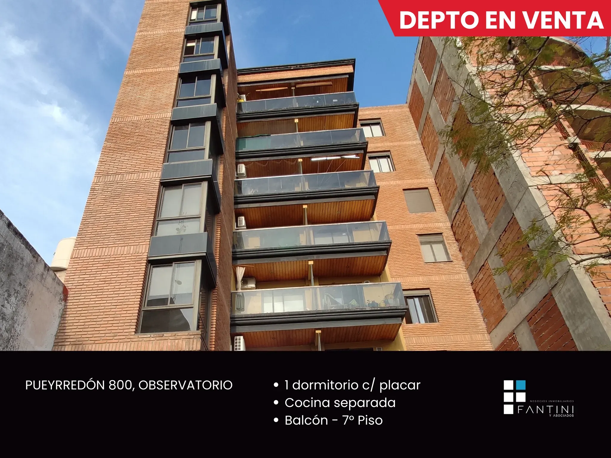 DEPARTAMENTO EN VENTA - 1 DORMITORIO - GUEMES