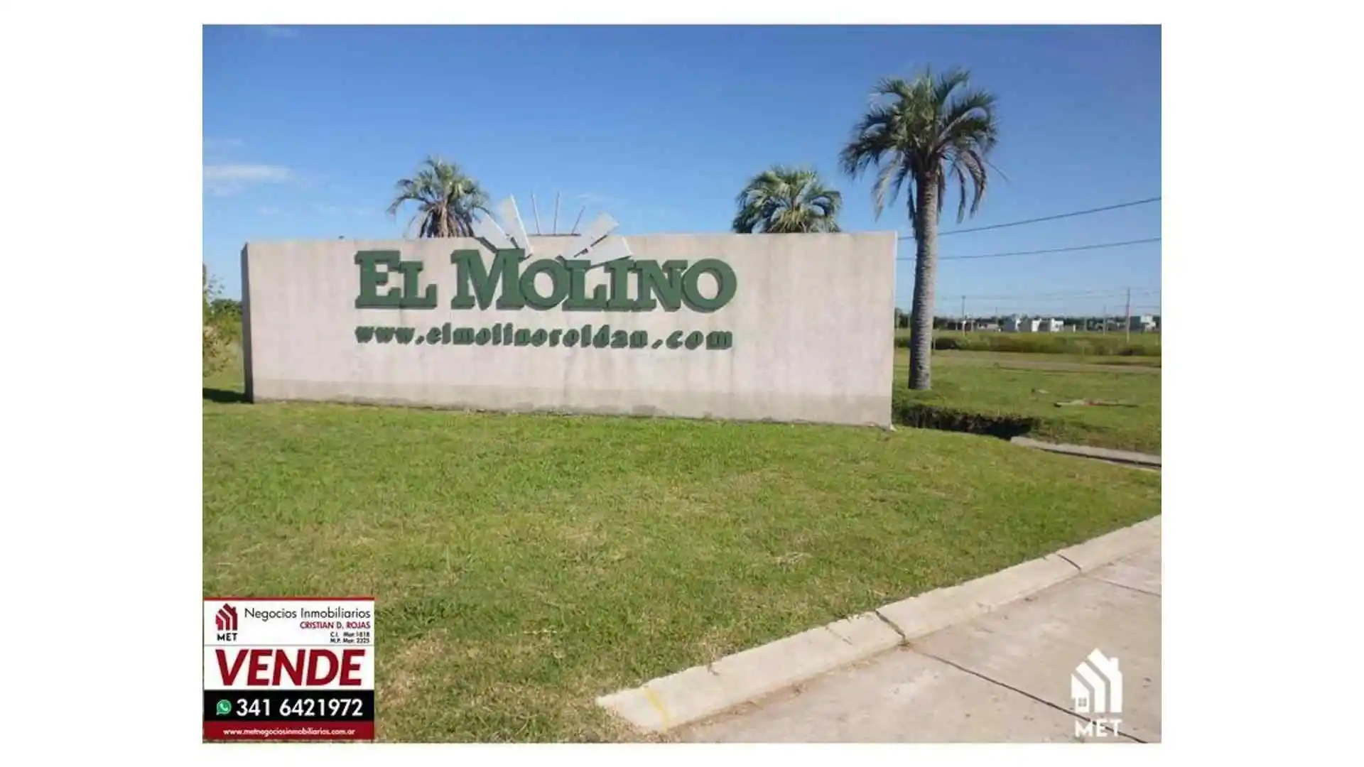 LOTES EN BARRIO ABIERTO EL MOLINO - ROLDAN