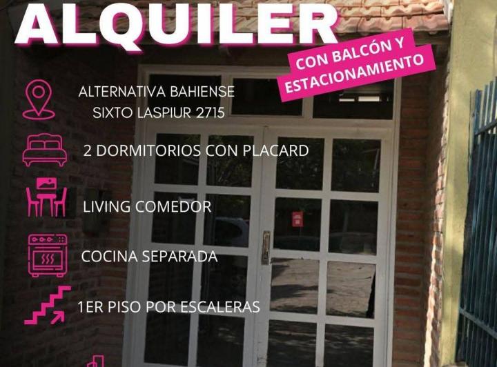 Departamento · 60m² · 3 Ambientes · 1 Cochera