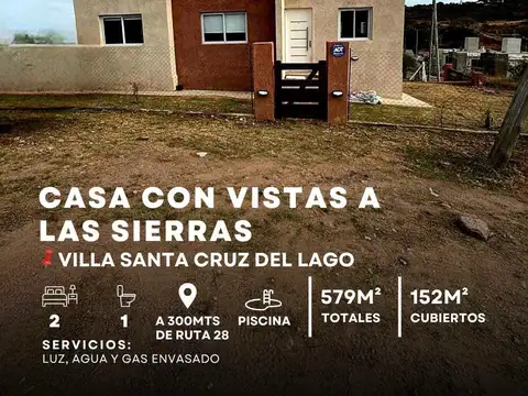 Casa en Venta en Villa Santa Cruz del Lago, Punilla