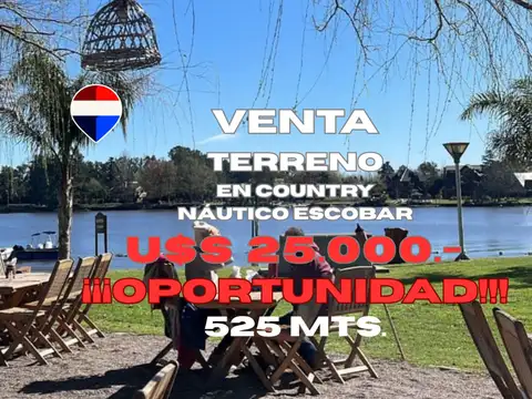 Terreno en Venta en Nautico Escobar, Countries y Barrios Cerrados en Escobar