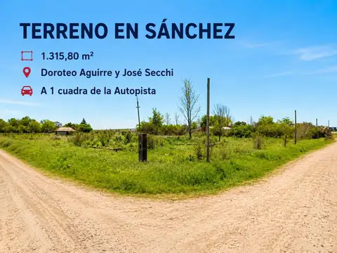 Terreno en Venta en Villa Gral Savio Ex Sánchez, Partido de Ramallo