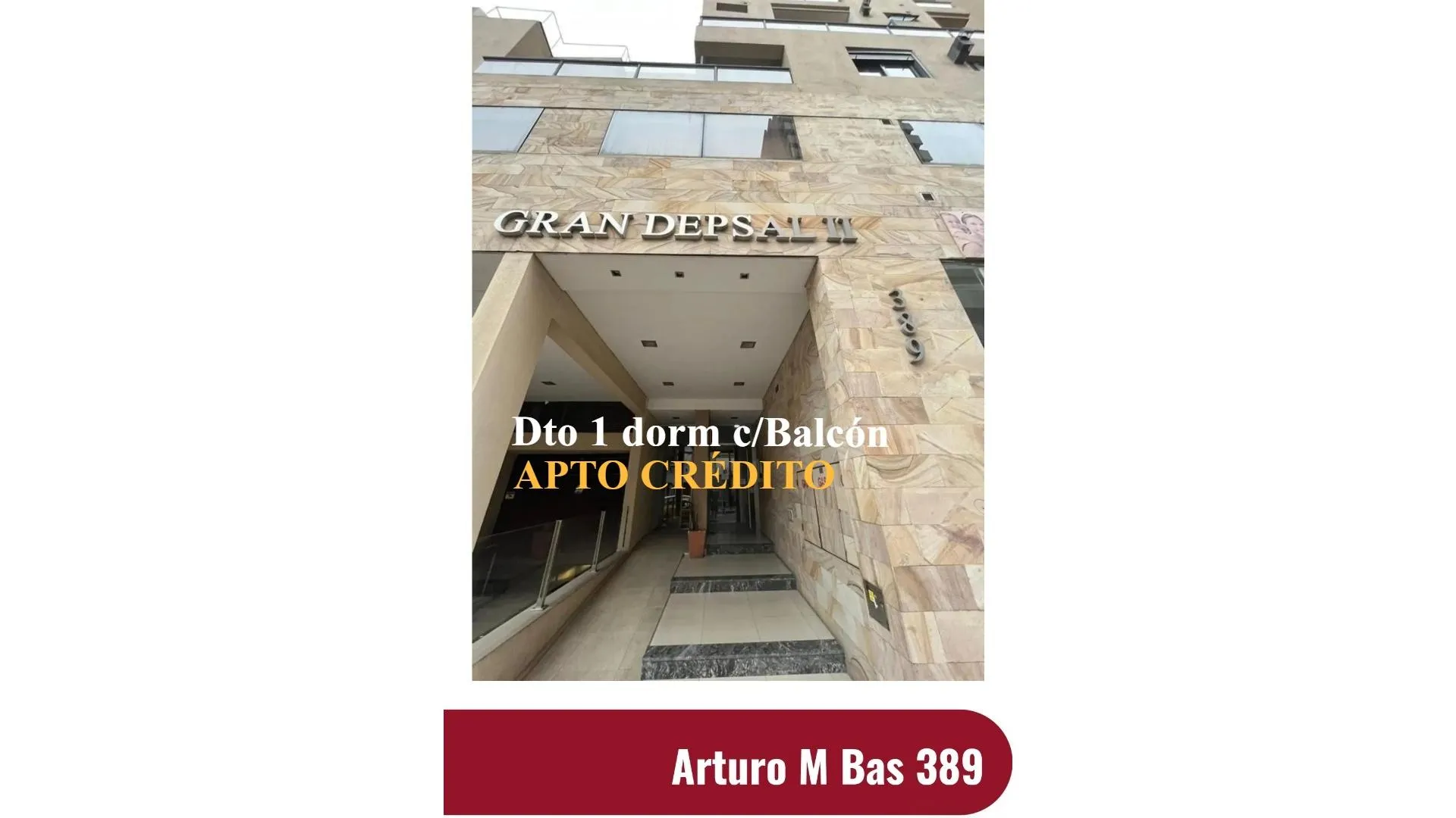 ESCRITURA/Crédito - Bv San Juan y Arturo M Bas - BALCÓN