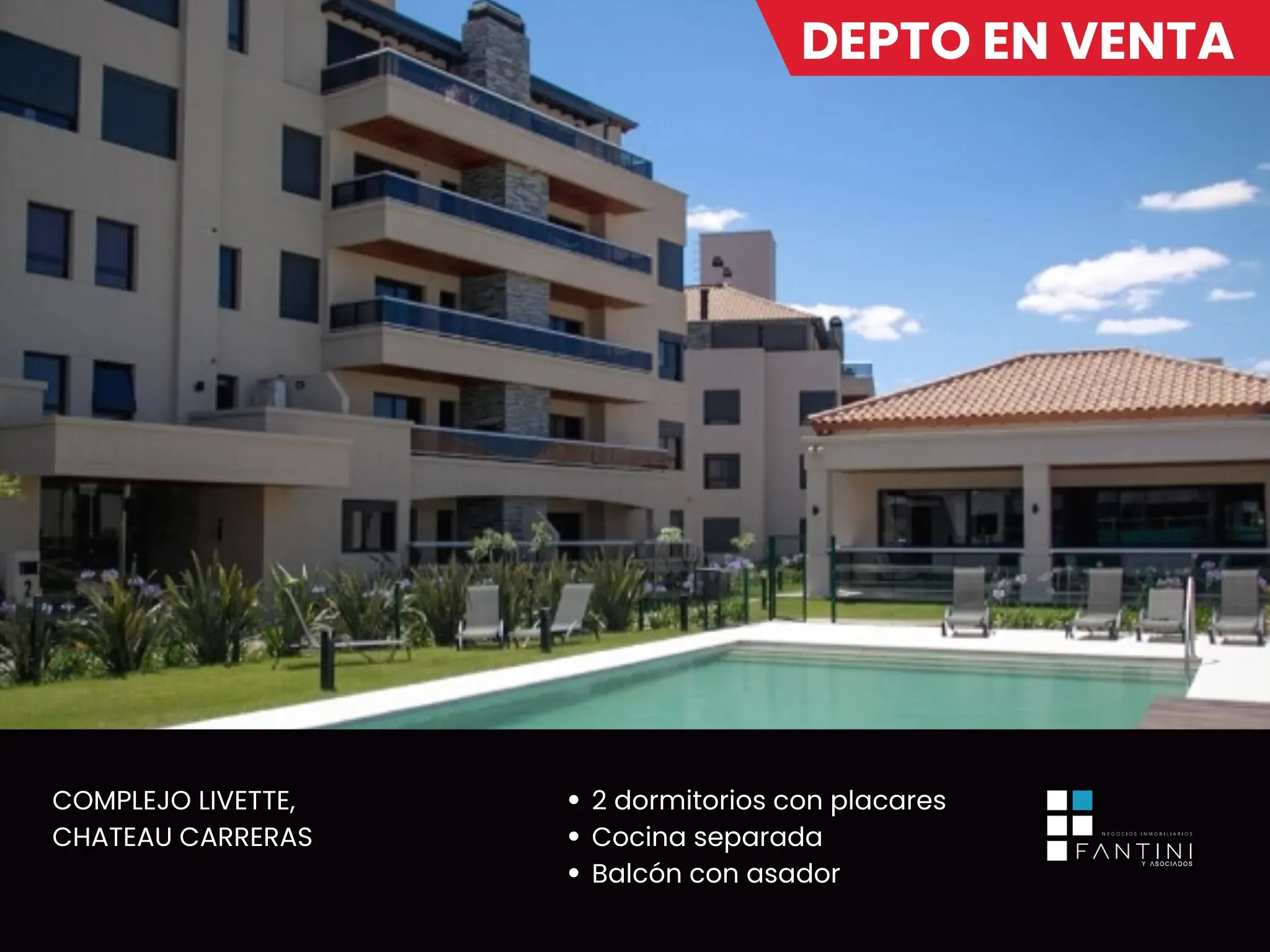 EXCLUSIVO DEPTO 2 DORM EN VENTA EN LIVETTE, ZONA NORTE