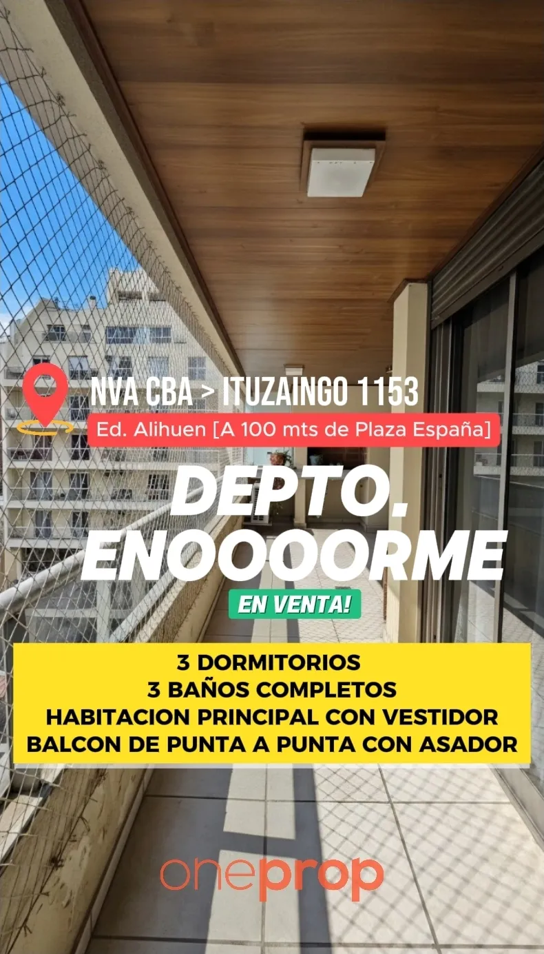DEPARTAMENTAZOO 3 DORM 3 BAÑOS COMPLETOS EXCELENTE UBICACIÓN Y PRECIO!