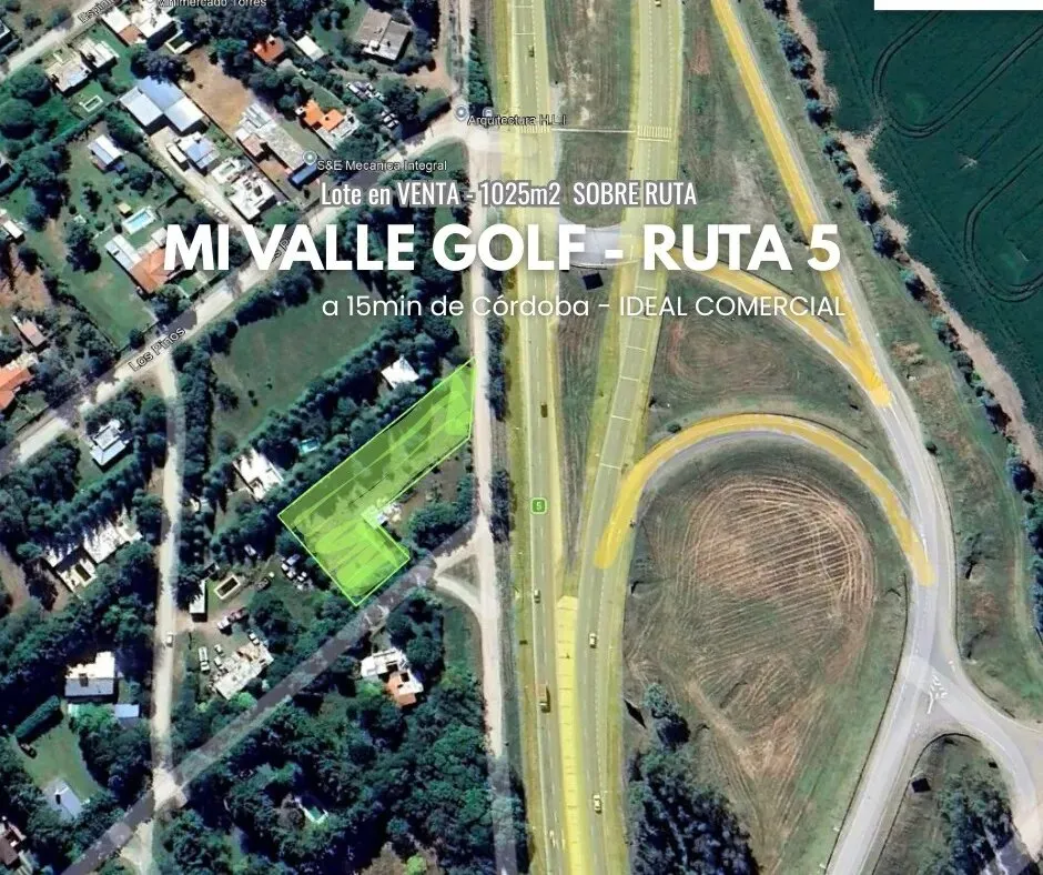 Terreno Mi Valle Golf, Sobre Ruta 5 - Ideal Comercial.