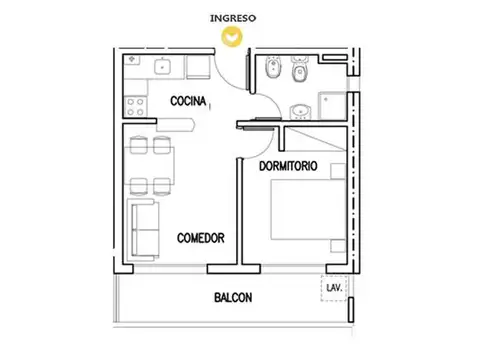 Departamento en Venta en Refinerias, Rosario