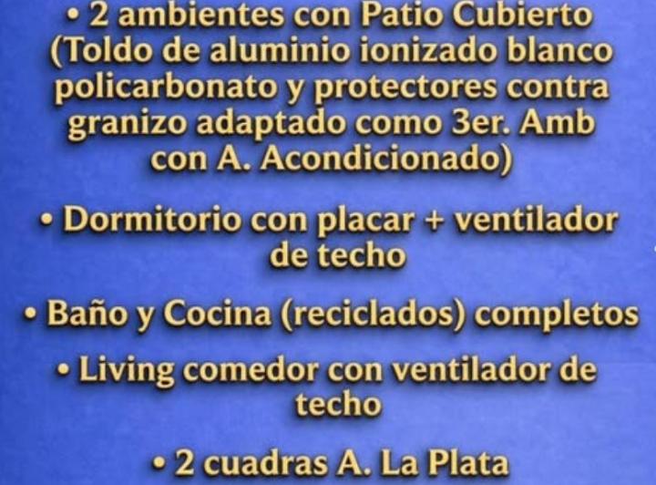 Departamento · 40m² · 2 Ambientes