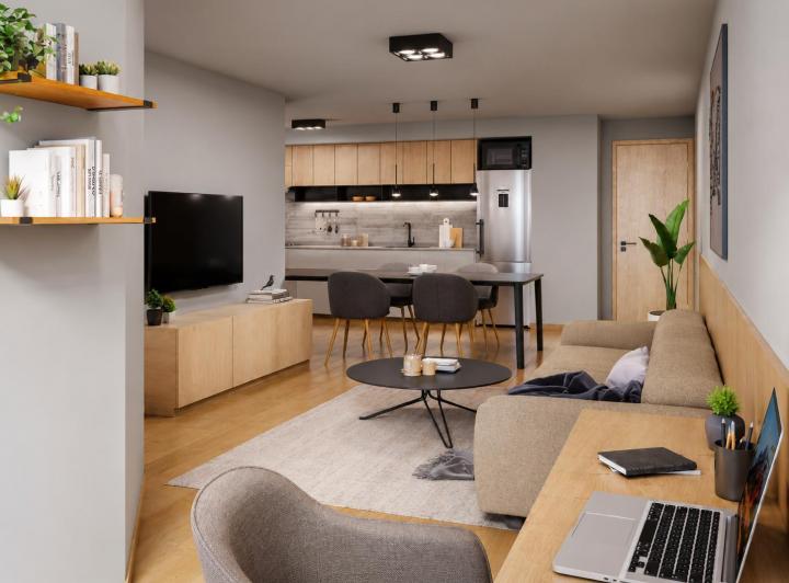 Departamento · 43m² · 2 Ambientes