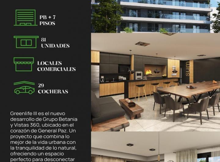 Departamento · 76m² · 3 Ambientes · 1 Cochera