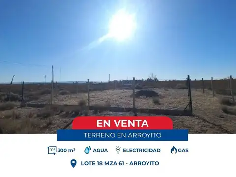 Terreno en Venta en Arroyito, Confluencia