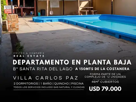 Departamento en Venta en Santa Rita, Villa Carlos Paz