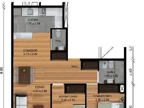 Departamento en Venta en Villa Urquiza, Capital Federal