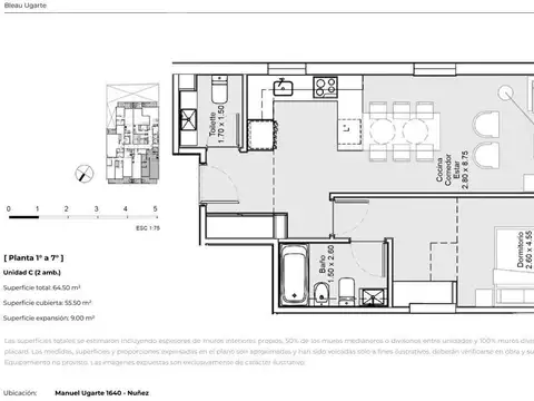 Departamento en Venta en Nuñez, Capital Federal