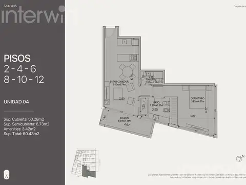 Departamento en Venta en Nuñez, Capital Federal