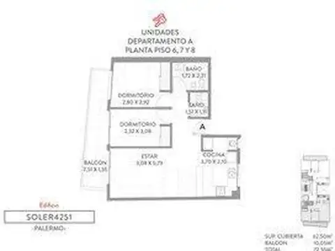 Departamento en Venta en Palermo Soho, Palermo
