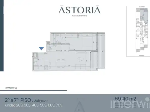 Departamento en Venta en Palermo Chico, Palermo