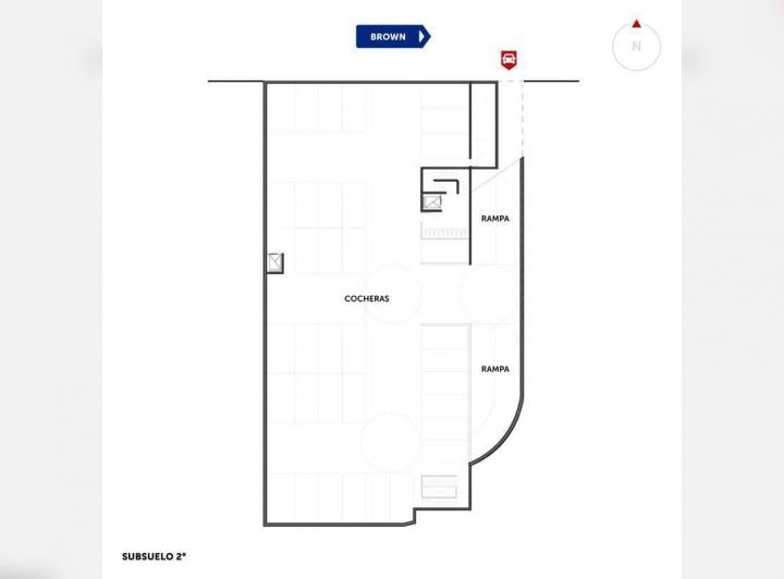 Departamento · 43m² · 2 Ambientes · 1 Cochera