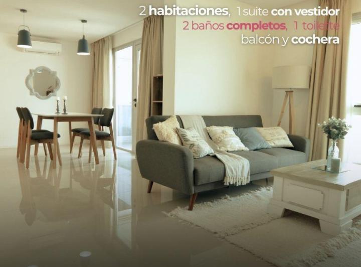 Departamento · 85m² · 2 Dormitorios · 1 Cochera