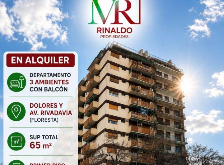 Departamento · 60m² · 3 Ambientes