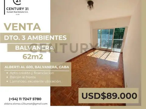 Departamento en Venta en Balvanera, Capital Federal