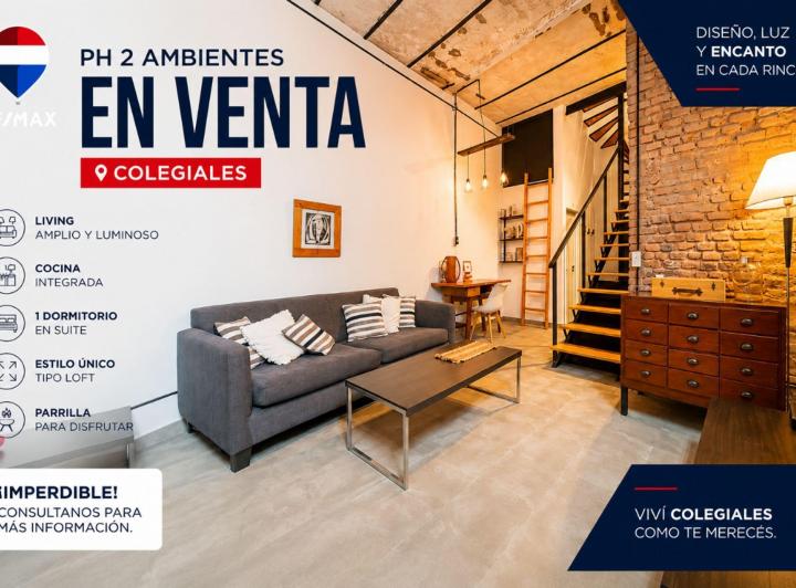 PH · 70m² · 2 Ambientes